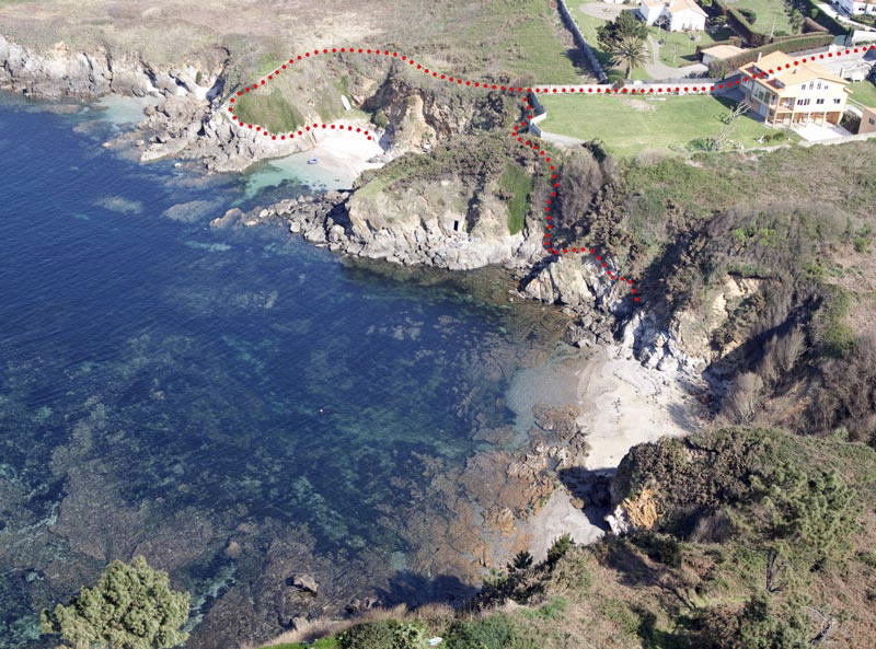 PLAYA MARGARITAS EN OLEIROS CORUÑA - GALICIA