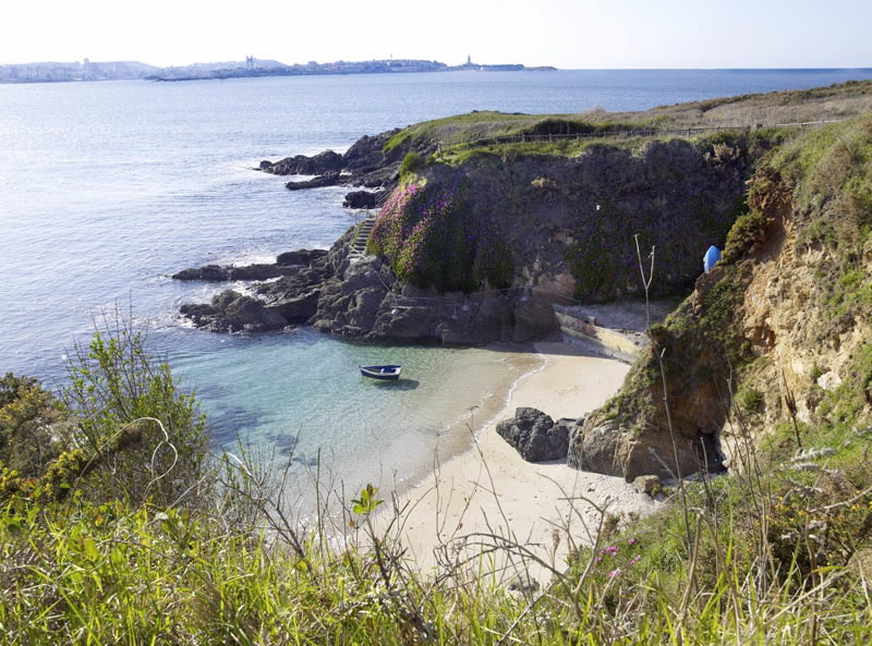 PLAYA MARGARITAS EN OLEIROS CORUÑA - GALICIA