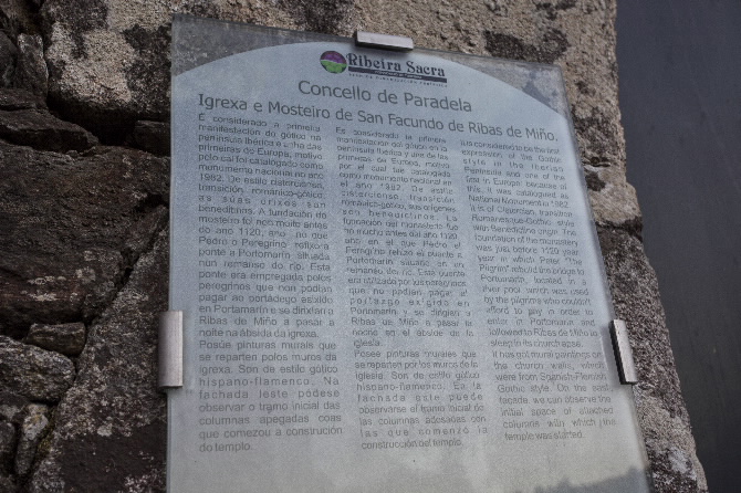 MOSTEIRO DE SAN FACUNDO DE RIBAS DE MIÑO