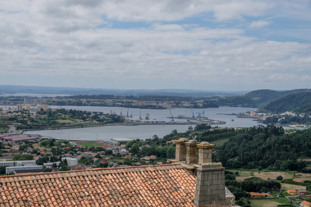 MIRADOR MIRADOIRO DA ERMIDA DE CHAMORRO EN FERROL A CORUÑA - GALICIA