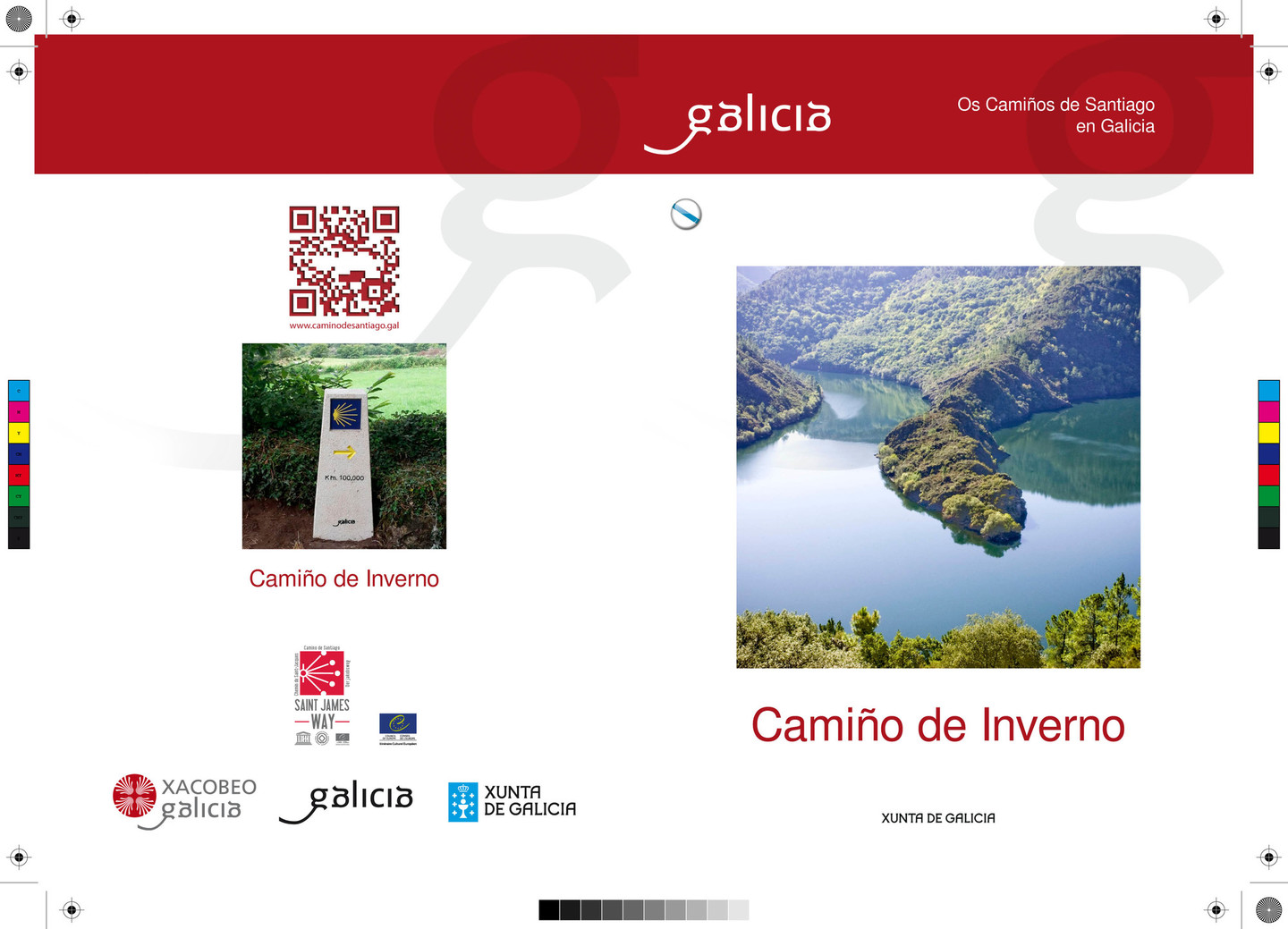 Portada do folleto do Camiño de Inverno