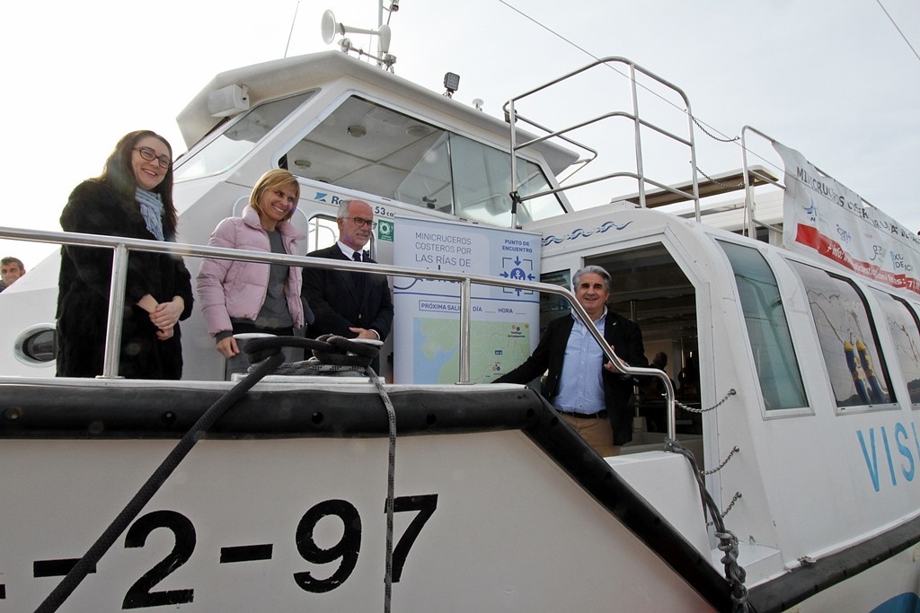 Presentación do balande dos minicruceiros turísticos.