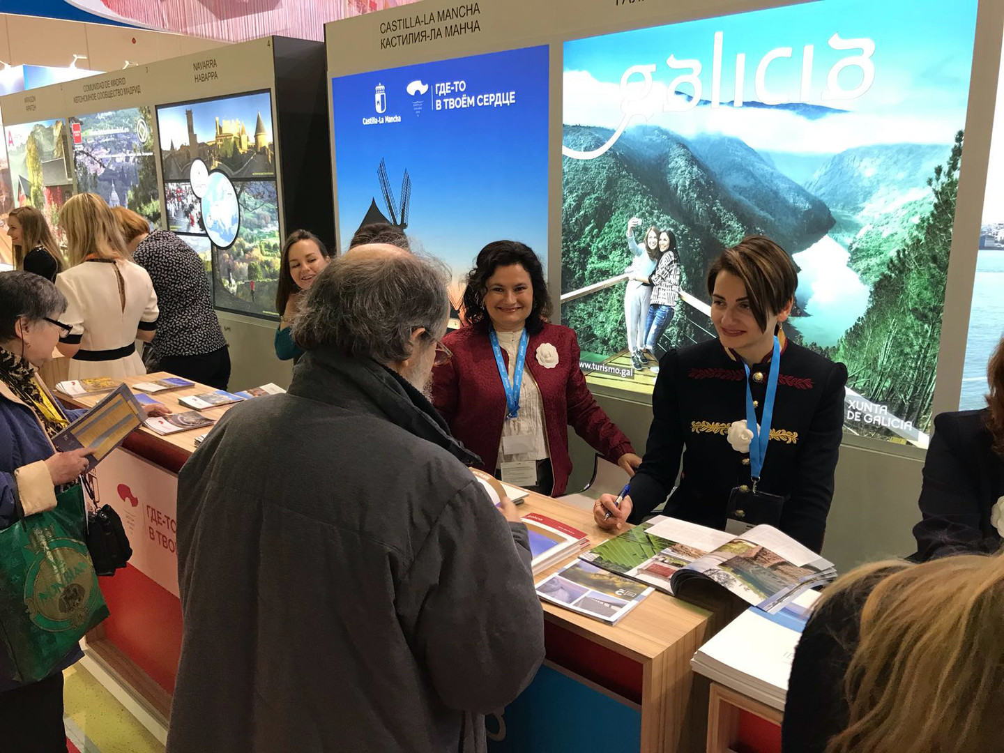 Stand de Galicia en la MITT de Moscú.
