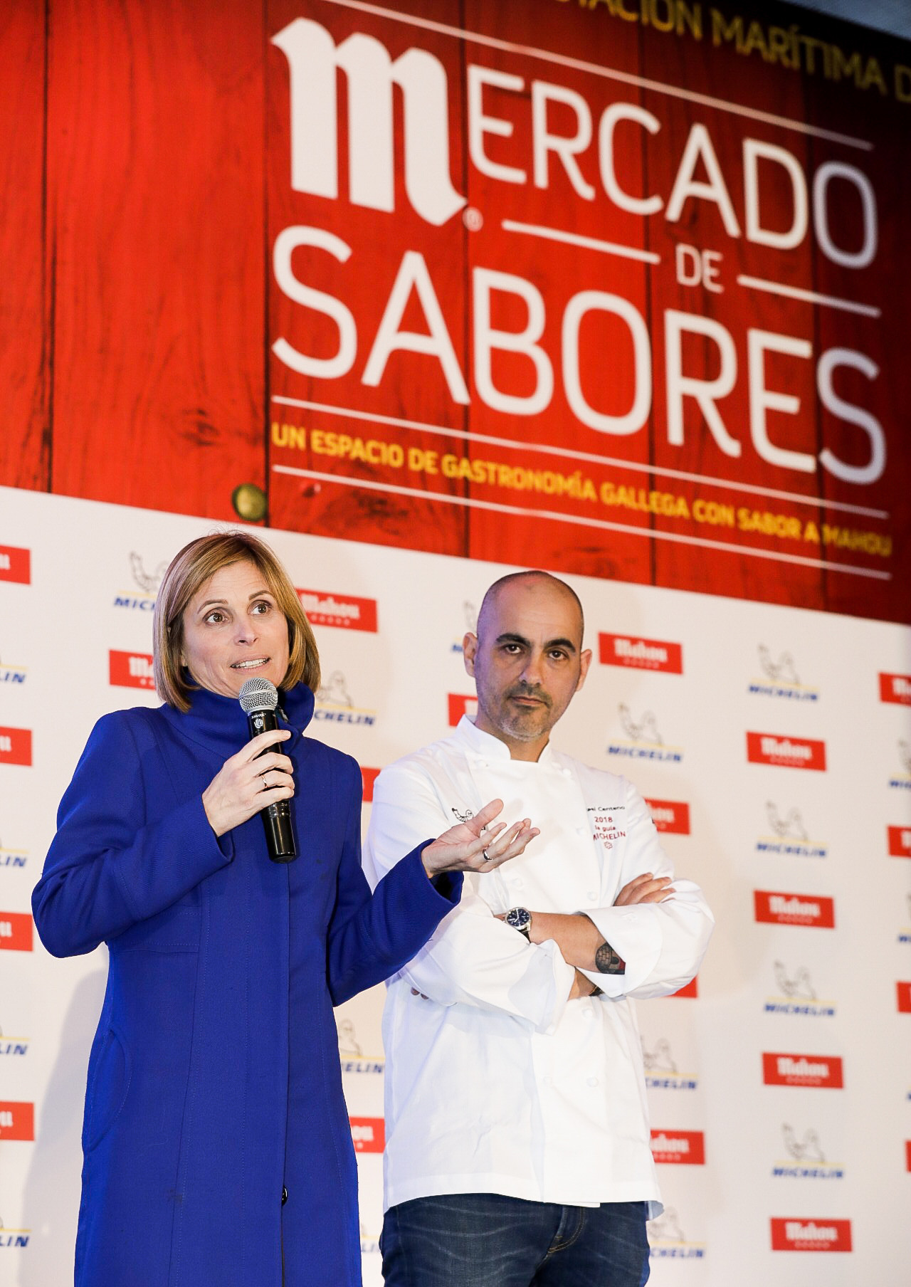 Nava Castro, en la presentación de Bid gourmand.