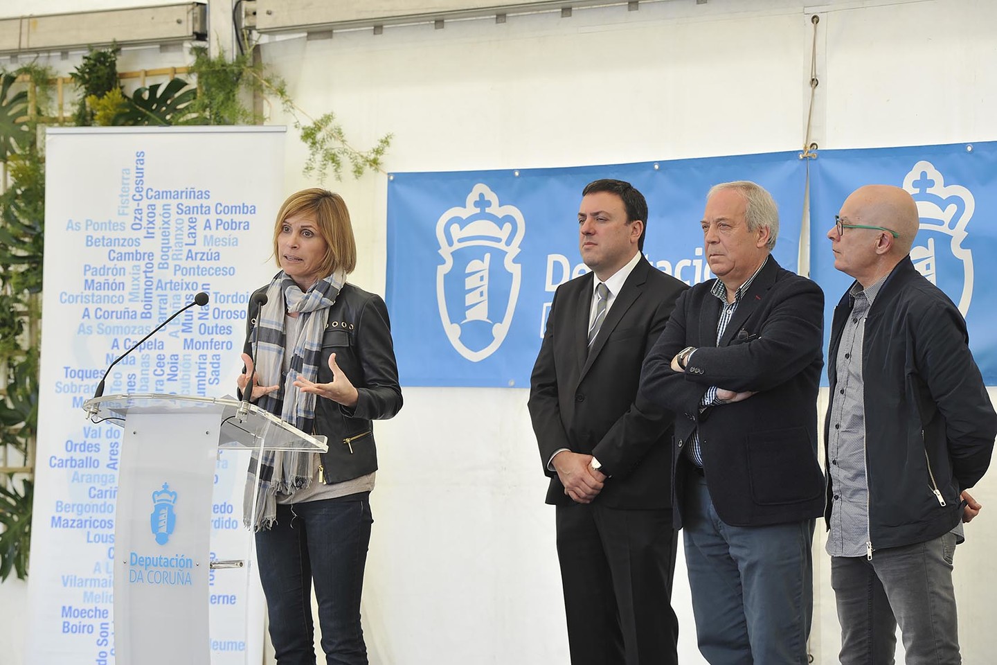 Nava Castro, en la presentación del programa de promoción del Camino Inglés.