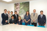 Reunión con los representantes de Shikoku en Santiago