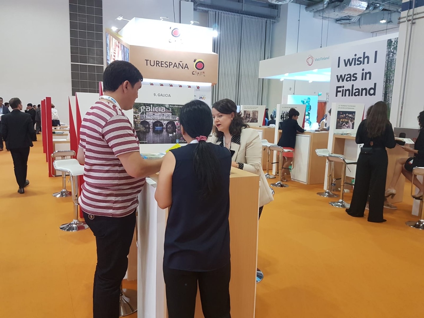 Recinto de Galicia na ITB Asia.