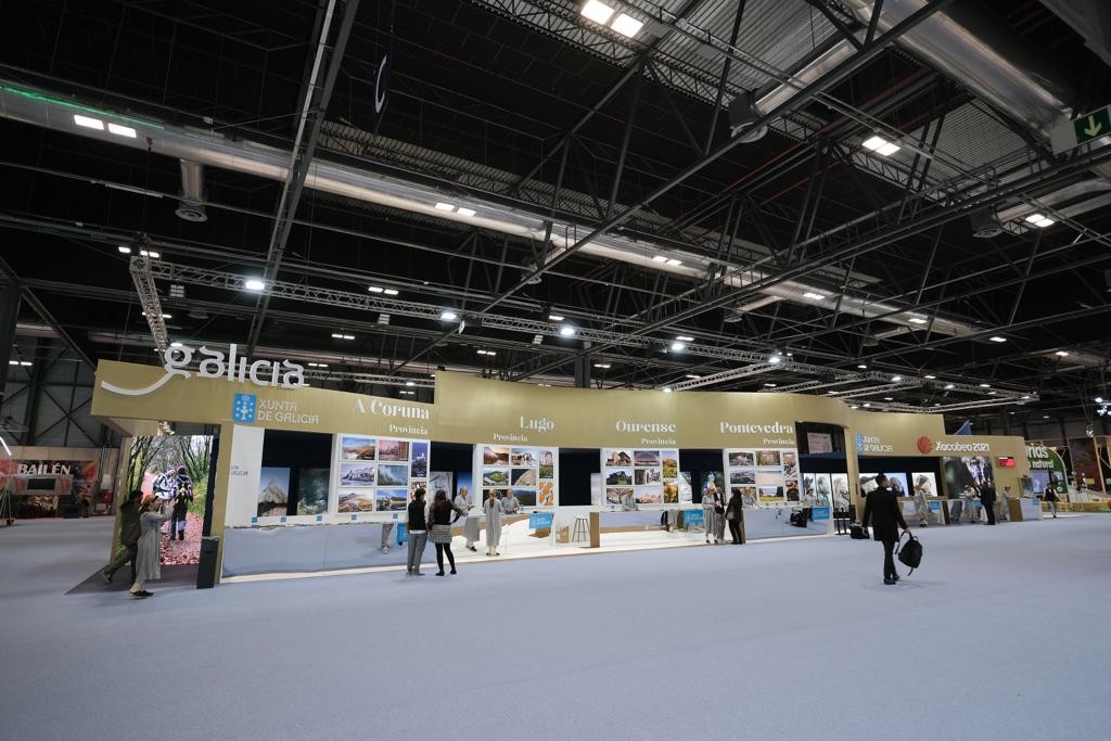 Recinto de promoción turística de Galicia en FITUR.