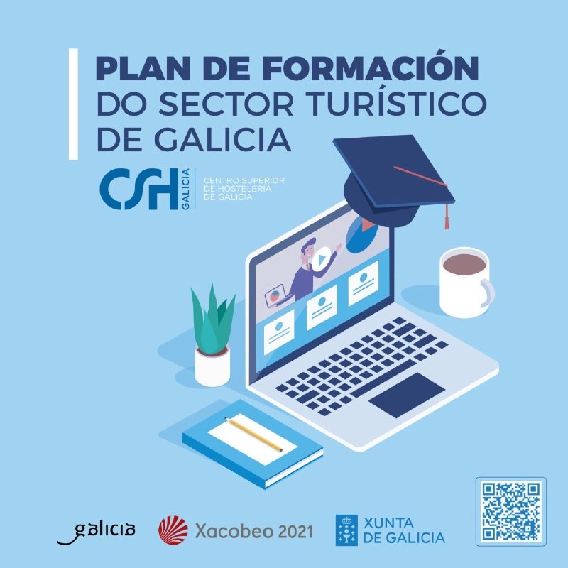 Turismo de Galicia ofrece nuevos cursos a través de internet.