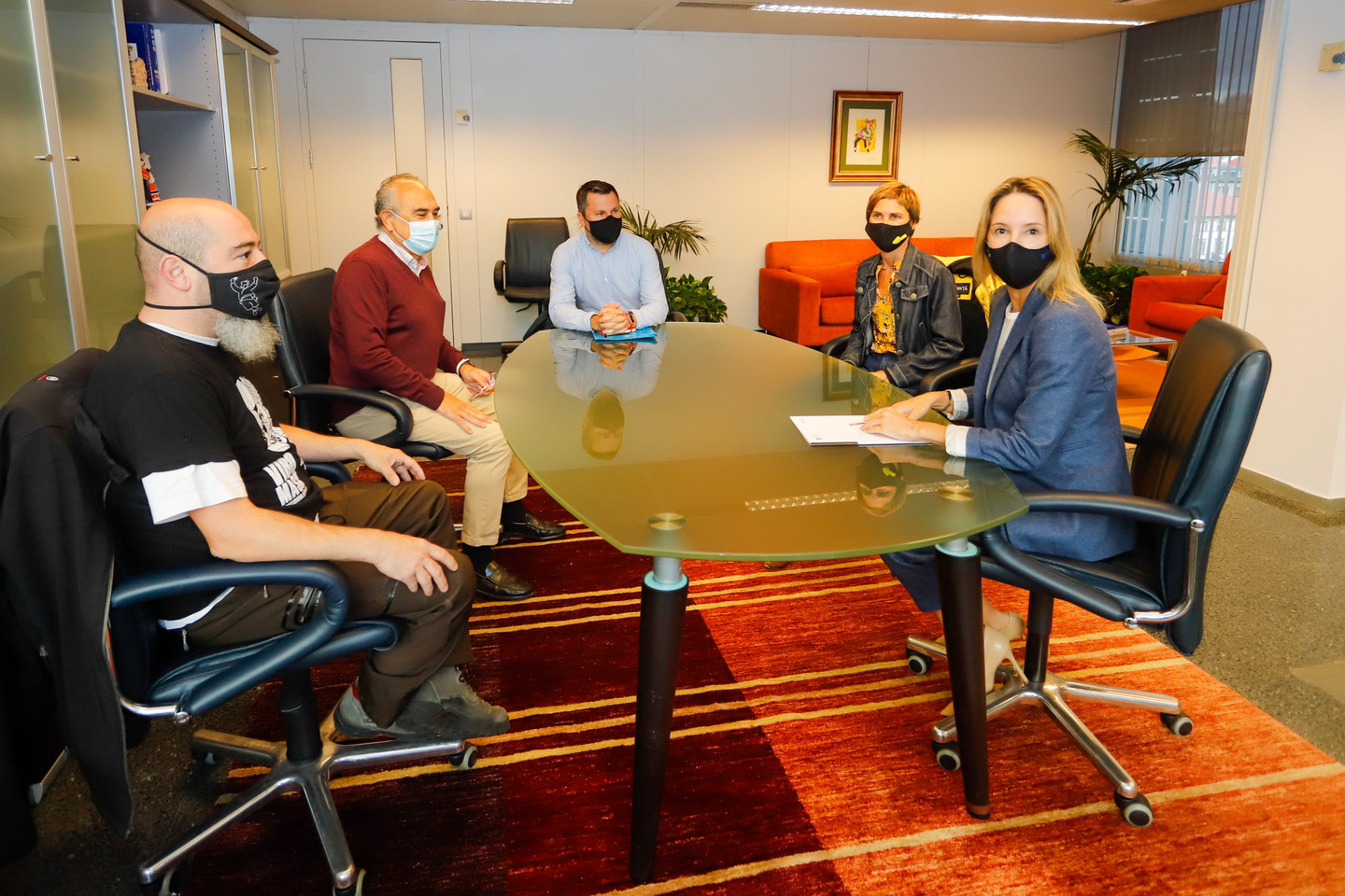 Reunión na sede da Xunta en Vigo.