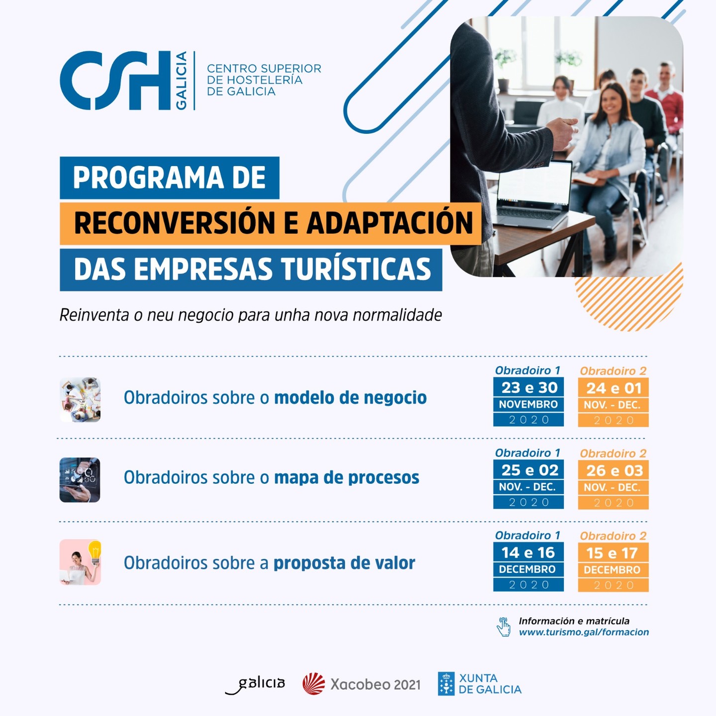 El Plan incluye un amplio abanico de cursos.