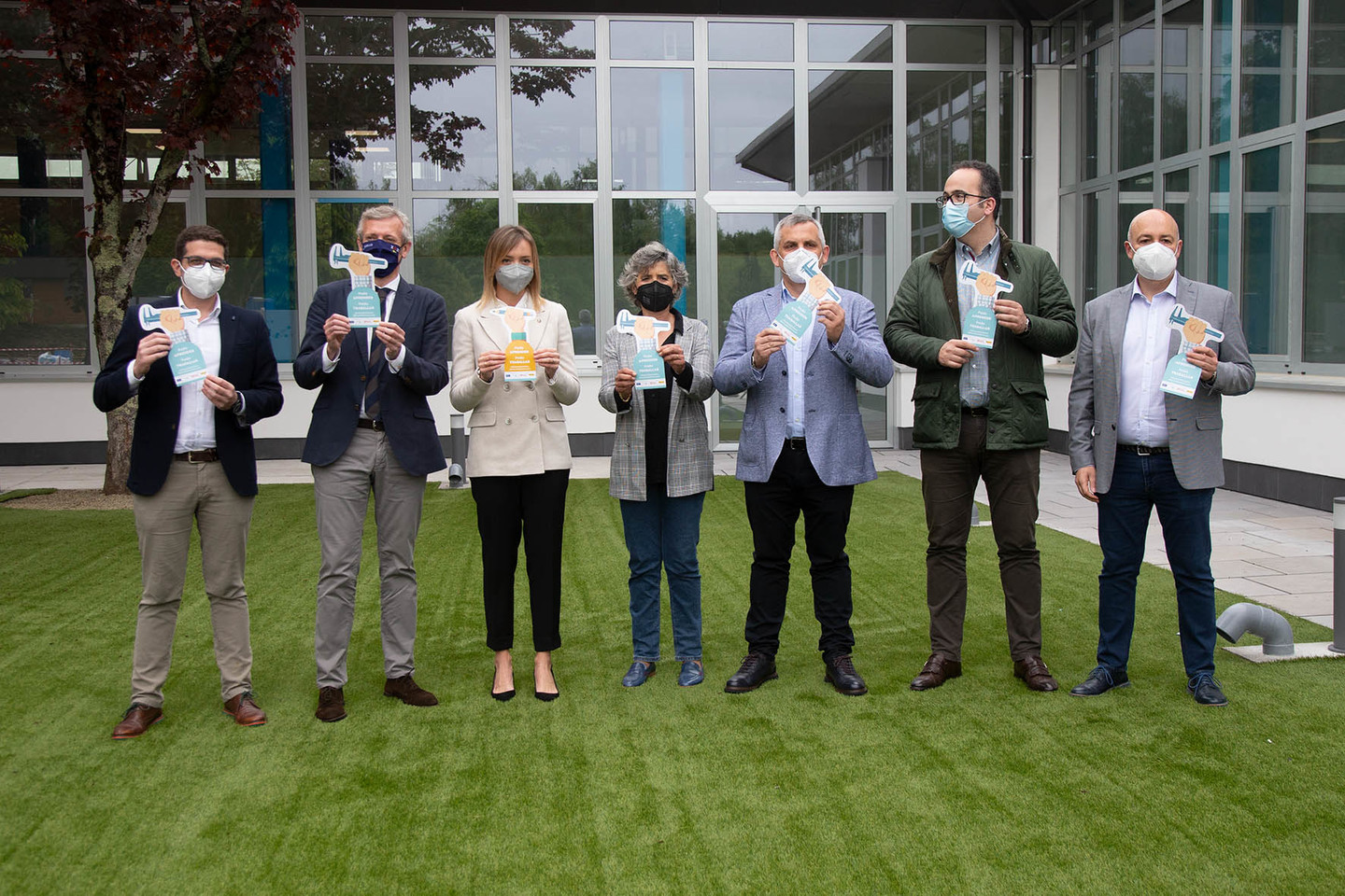 Visita ás instalación do Monte do Gozo, en Santiago.