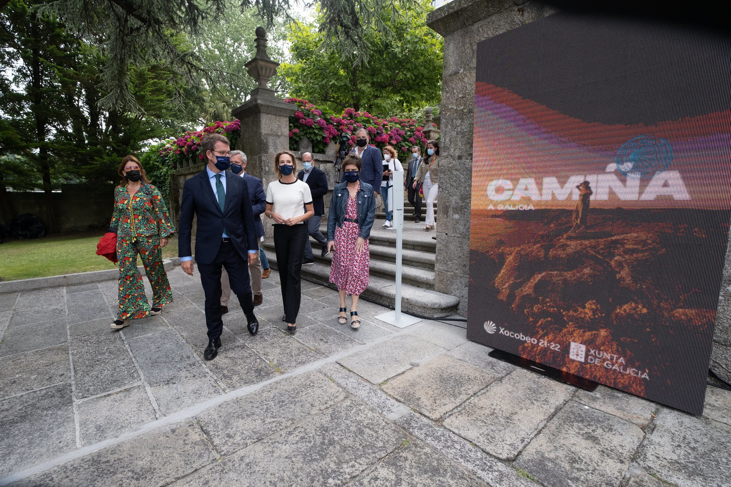 Presentación de la campaña Camina a Galicia.