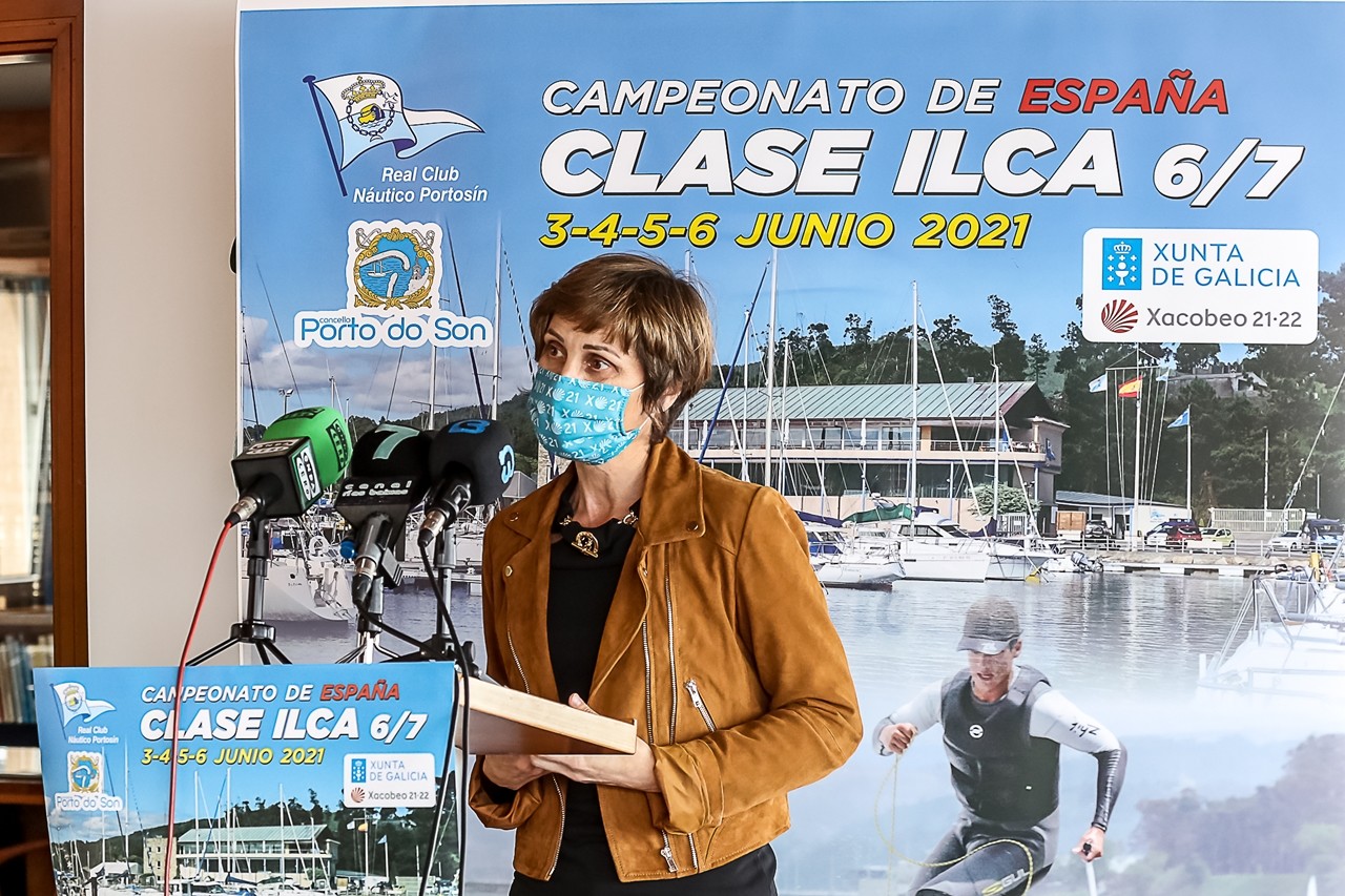 Nava Castro, en la presentación de la prueba de vela.