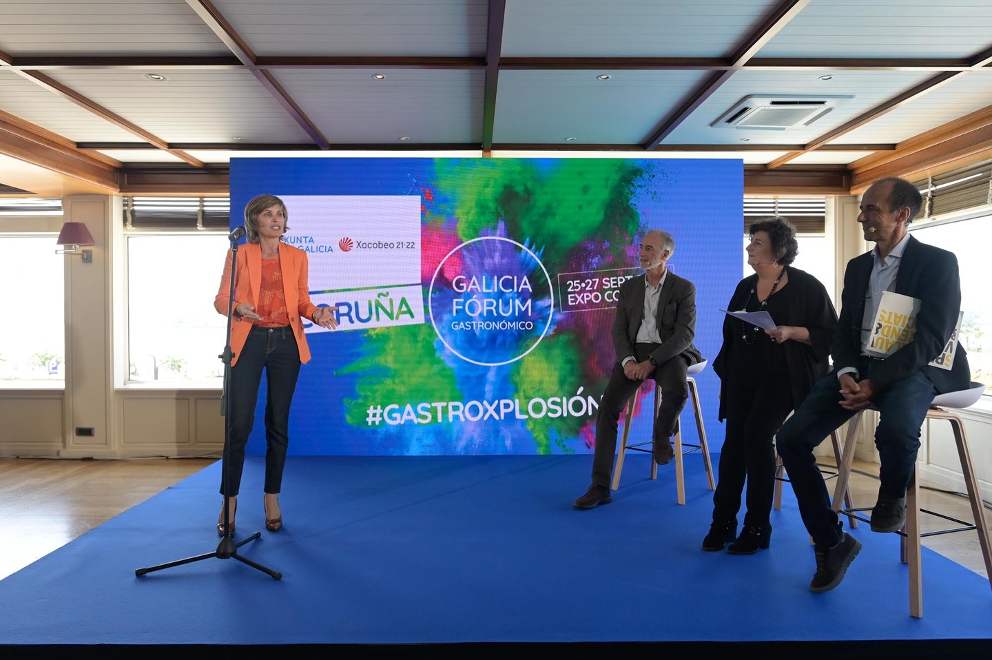 Presentacion do Fórium gastronómico.
