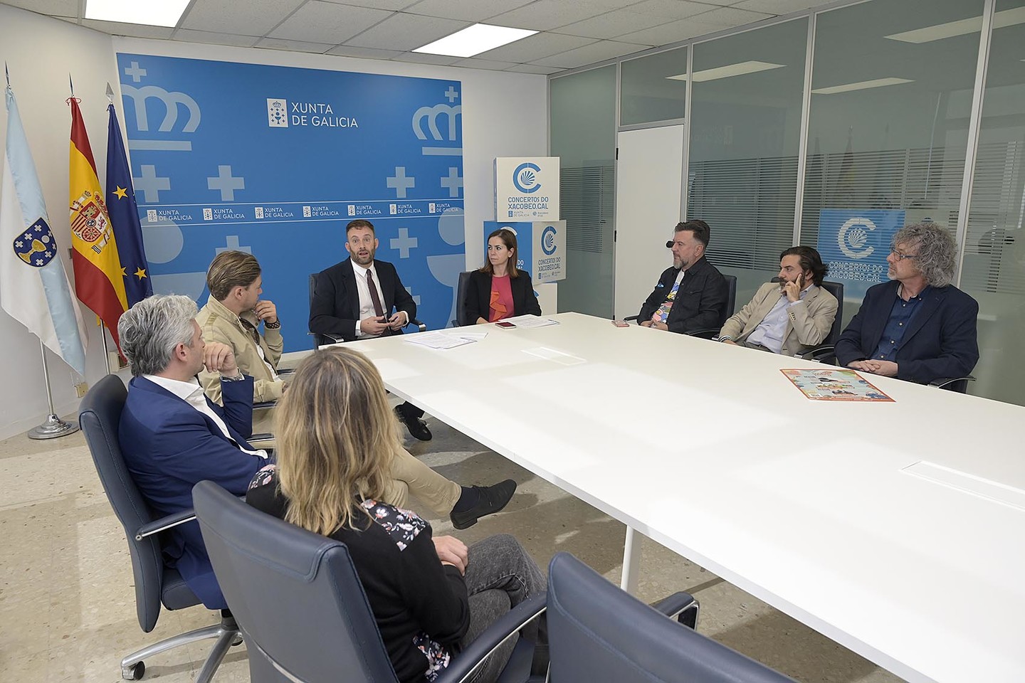 Presentación de los Conciertos de O Xacobeo en A Coruña.