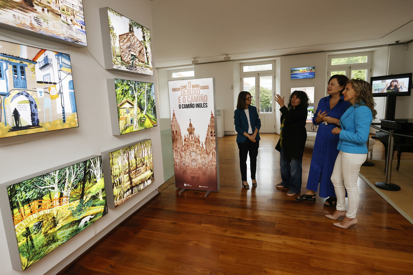 La exposición, en Ferrol.