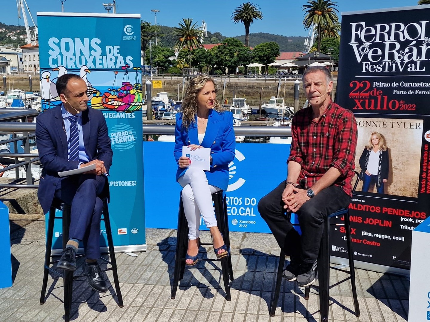 Presentación de los conciertos en Ferrol.