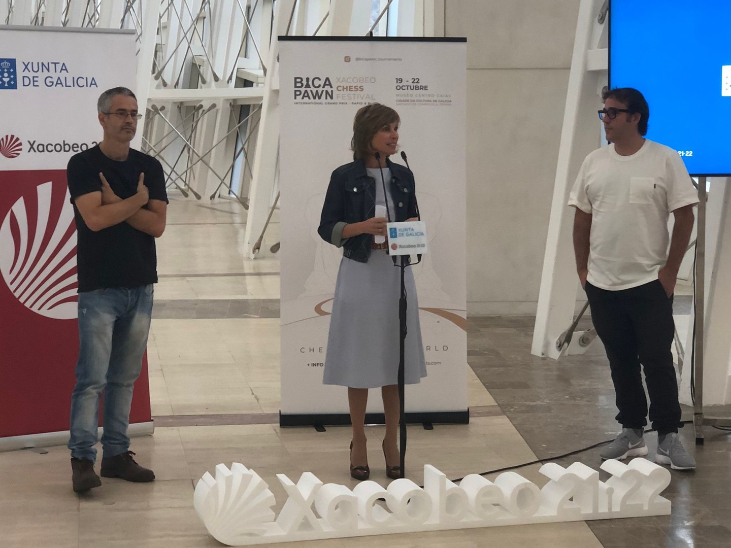 Presentación na Cidade da Cultura de Galicia.