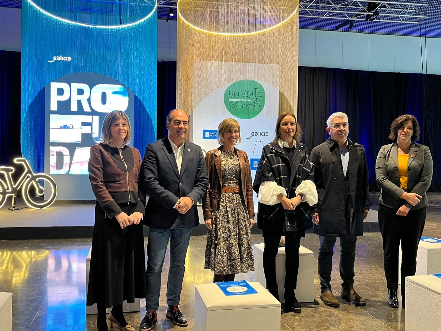 Presentación do stand de Galicia en Santiago.