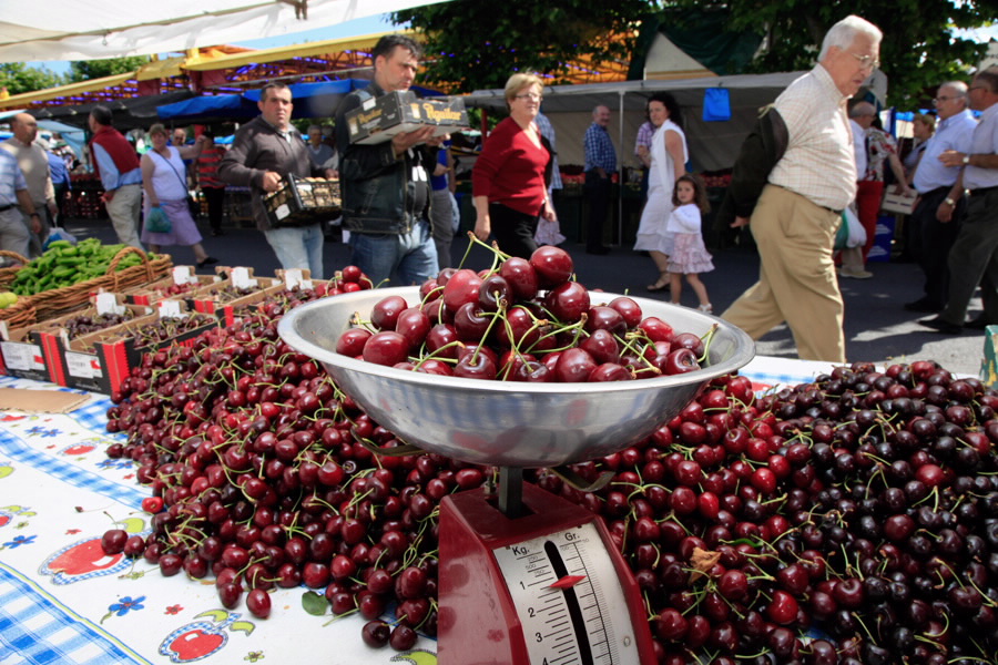 FIESTAS DE GALICIA DE INTERÉS TURÍSTICO FESTA DAS CEREIXAS DE PAIOSACO EN A LARACHA A CORUÑA - GALICIA